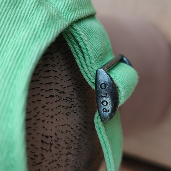 Polo Ralph Lauren Baseball Cap Light Green Embroidered Logo - Picture 6 of 13